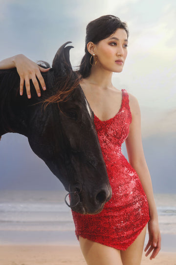 Red Young Love Dress - Bodycon Party Outfit