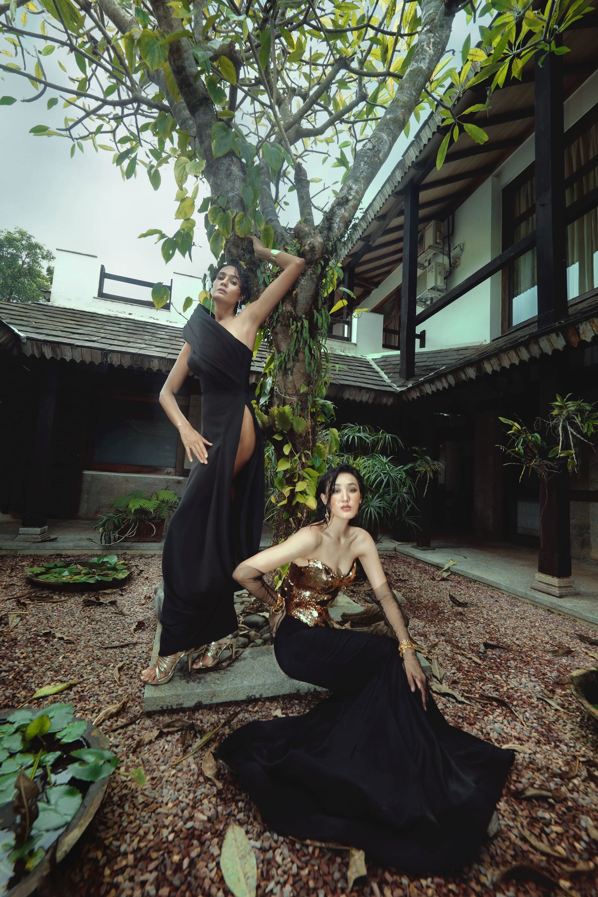 Black Beauty Gown - Classic Evening Formal Dress