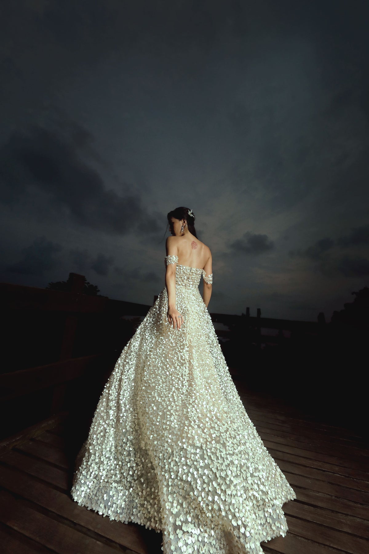 Ivory Wedding Gown - Elegant Bridal Dress