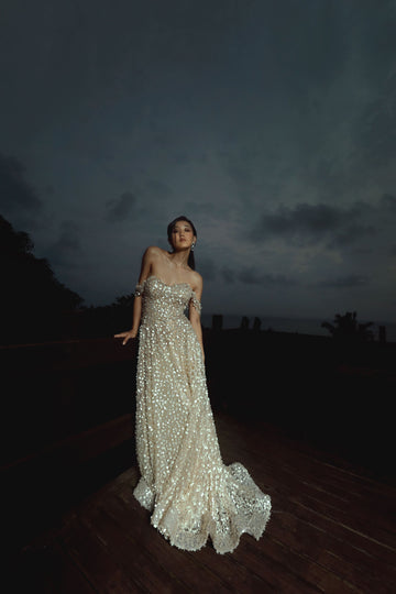 Ivory Wedding Gown - Elegant Bridal Dress