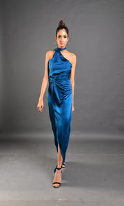 Electric blue Asymmetrical dress