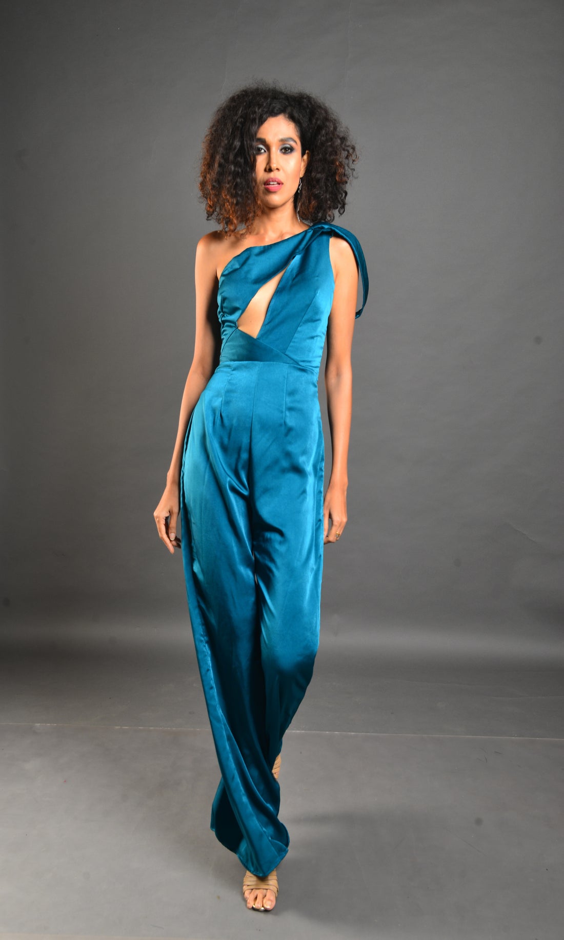 Cobalt Blue Jumpsuit - Tailored Party Wear