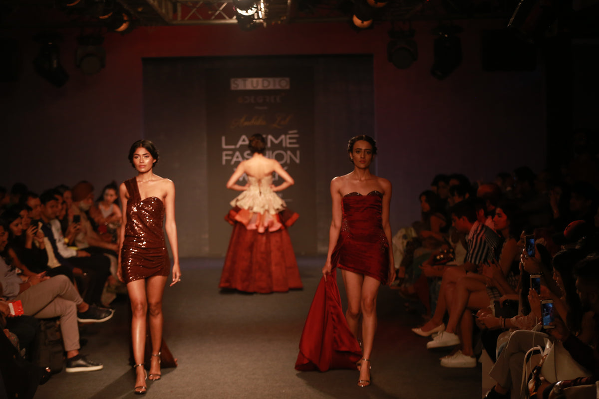 Red Tube Dress - Short Side Trail Party Wear