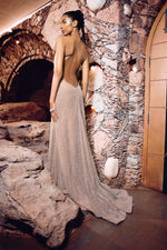 Load image into Gallery viewer, Embellished Backless Gown
